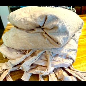 100% cotton king size duvet cover *naturally dyed w avocado pits*